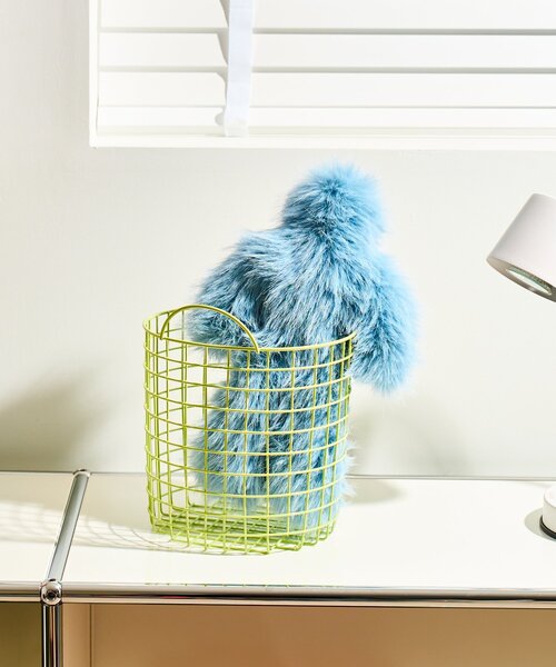 BIRTHDAY BAR（バースデイバー）の「【SAHIR サヒール】Wire basket Lサイズ（インテリア雑貨・レディース・ホワイト/グリーン系その他2・LARGE）」の22枚目の写真