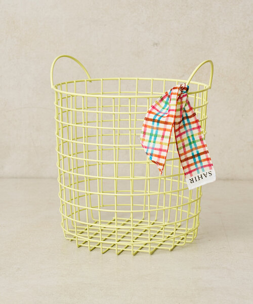 BIRTHDAY BAR（バースデイバー）の「【SAHIR サヒール】Wire basket Lサイズ（インテリア雑貨・レディース・ホワイト/グリーン系その他2・LARGE）」の18枚目の写真