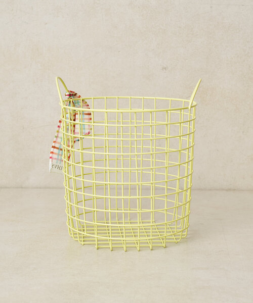 BIRTHDAY BAR（バースデイバー）の「【SAHIR サヒール】Wire basket Lサイズ（インテリア雑貨・レディース・ホワイト/グリーン系その他2・LARGE）」の16枚目の写真