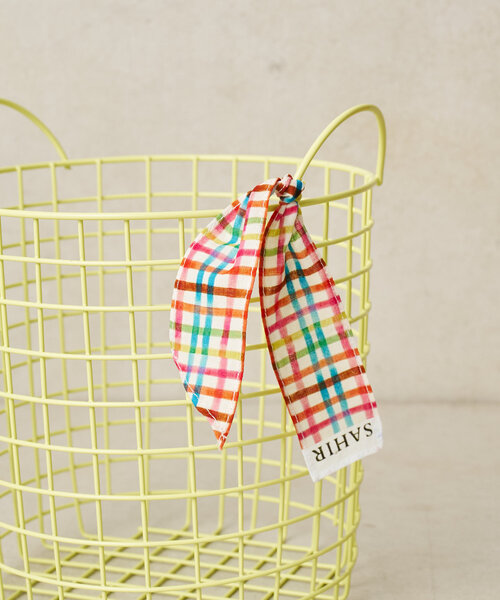 BIRTHDAY BAR（バースデイバー）の「【SAHIR サヒール】Wire basket Lサイズ（インテリア雑貨・レディース・ホワイト/グリーン系その他2・LARGE）」の14枚目の写真