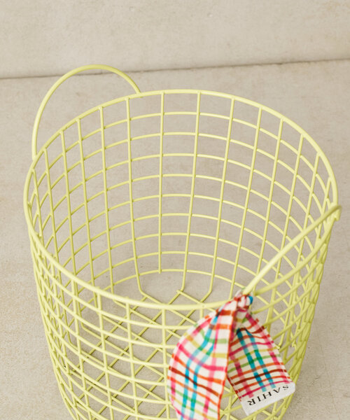 BIRTHDAY BAR（バースデイバー）の「【SAHIR サヒール】Wire basket Lサイズ（インテリア雑貨・レディース・ホワイト/グリーン系その他2・LARGE）」の12枚目の写真