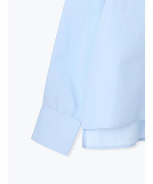 Lugnoncure（ルノンキュール）の「ボタンダウンクロップドシャツ（シャツ/ブラウス・レディース・サックスブルー/ネイビー/オフホワイト・F）」の15枚目の写真