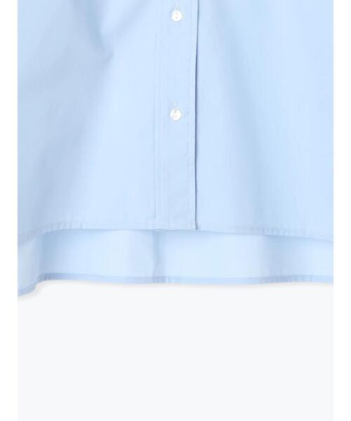 Lugnoncure（ルノンキュール）の「ボタンダウンクロップドシャツ（シャツ/ブラウス・レディース・サックスブルー/ネイビー/オフホワイト・F）」の16枚目の写真