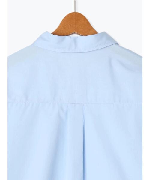 Lugnoncure（ルノンキュール）の「ボタンダウンクロップドシャツ（シャツ/ブラウス・レディース・サックスブルー/ネイビー/オフホワイト・F）」の17枚目の写真