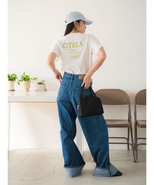 Ungrid(アングリッド)の「カラーエンブロイダリーTee(Tシャツ/カットソー・レディース・ブルー/ピンク/イエロー/チャコールグレー/オフホワイト・FREE)」の14枚目の写真