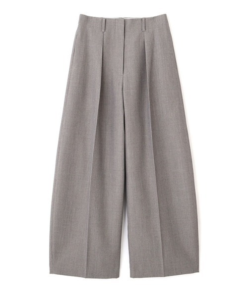 ETRE TOKYO(エトレトウキョウ)の「SANTEセンタークリースセミワイドパンツ(その他パンツ・レディース・グレー/ブラック・S/M)」の2枚目の写真
