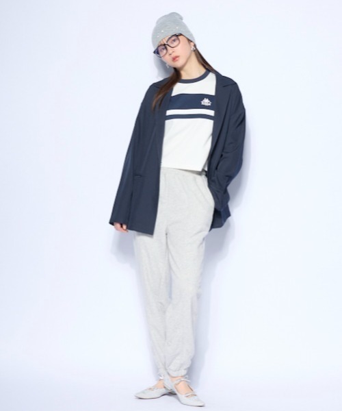 Kappa(カッパ)の「カラーブロック切替Tシャツ(Tシャツ/カットソー・レディース・ブラック/ホワイト・MEDIUM/LARGE/X-LARGE)」の10枚目の写真