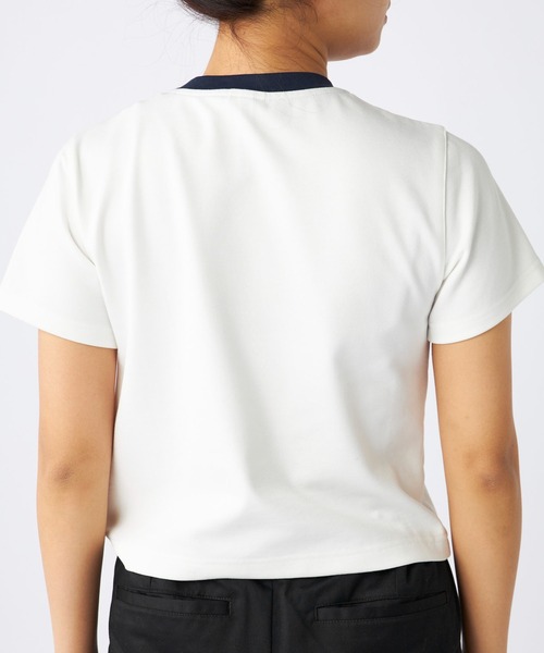 Kappa(カッパ)の「カラーブロック切替Tシャツ(Tシャツ/カットソー・レディース・ブラック/ホワイト・MEDIUM/LARGE/X-LARGE)」の13枚目の写真