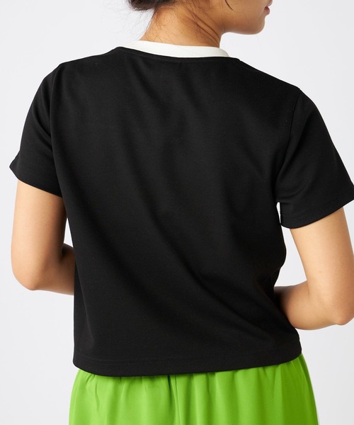 Kappa(カッパ)の「カラーブロック切替Tシャツ(Tシャツ/カットソー・レディース・ブラック/ホワイト・MEDIUM/LARGE/X-LARGE)」の17枚目の写真