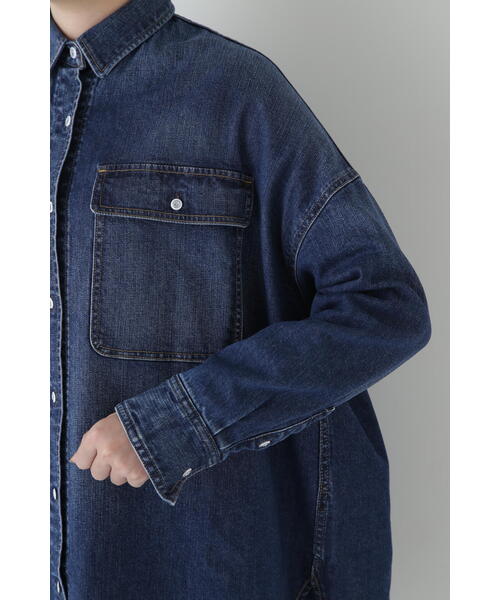 【美品】Healthy Denim ヘルシーデニム オーバーサイズ デニムシャツ Healthy denim / ヘルシーデニム】Almond / デニムシャツ
