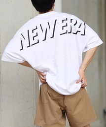 NEW ERA（ニューエラ）の「NEW ERA/ニューエラ 半袖Tシャツ バックプリント ドロップショルダー 吸水速乾 14410160/14410161（Tシャツ/カットソー・メンズ）」