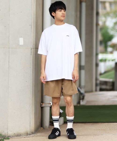 NEW ERA（ニューエラ）の「NEW ERA/ニューエラ 半袖Tシャツ バックプリント ドロップショルダー 吸水速乾 14410160/14410161（Tシャツ/カットソー・メンズ・ブラック/ホワイト・M/L/XL/XXL）」の18枚目の写真