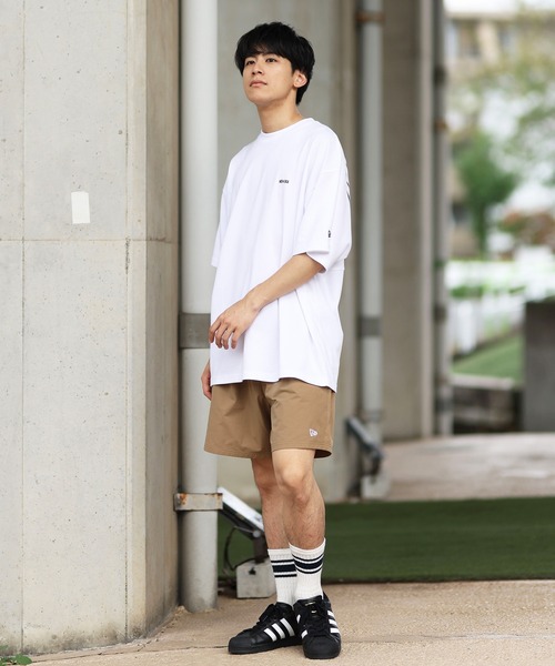 NEW ERA（ニューエラ）の「NEW ERA/ニューエラ 半袖Tシャツ バックプリント ドロップショルダー 吸水速乾 14410160/14410161（Tシャツ/カットソー・メンズ・ブラック/ホワイト・M/L/XL/XXL）」の19枚目の写真
