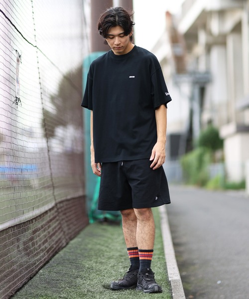 NEW ERA（ニューエラ）の「NEW ERA/ニューエラ 半袖Tシャツ バックプリント ドロップショルダー 吸水速乾 14410160/14410161（Tシャツ/カットソー・メンズ・ブラック/ホワイト・M/L/XL/XXL）」の9枚目の写真
