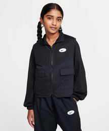 NIKE（ナイキ）の「ナイキ スポーツウェア ガールズジャケット / Nike Sportswear Girls' Jacket＜130-170cm 展開＞（その他アウター・キッズ）」