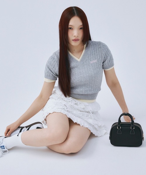EIMY ISTOIRE(エイミーイストワール)の「ティアードミニスカート(スカート・レディース・ホワイト/ブラック・F)」の8枚目の写真