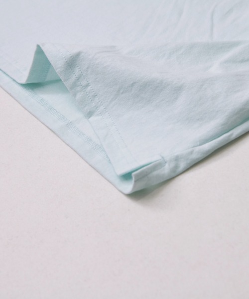 CUBE SUGAR（キューブシュガー）の「21/-OE天竺ハードウォッシュペンギンプリントTシャツ（Tシャツ/カットソー・レディース・ミント/イエロー/ホワイト/マルチ/ブラック・M）」の20枚目の写真