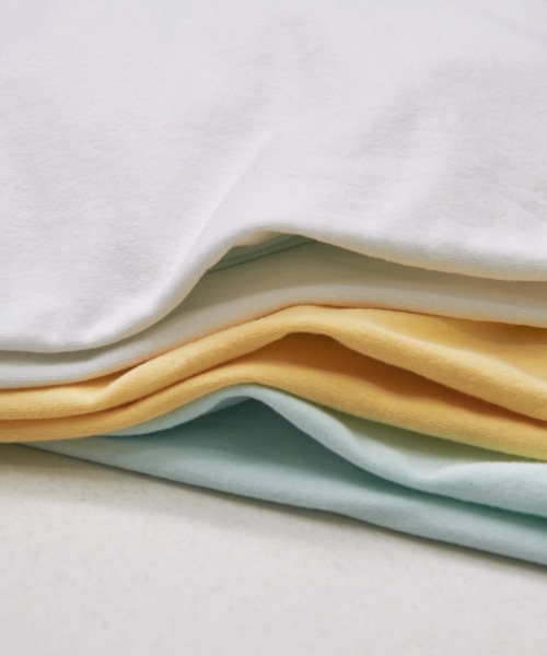 CUBE SUGAR（キューブシュガー）の「21/-OE天竺ハードウォッシュペンギンプリントTシャツ（Tシャツ/カットソー・レディース・ミント/イエロー/ホワイト/マルチ/ブラック・M）」の15枚目の写真