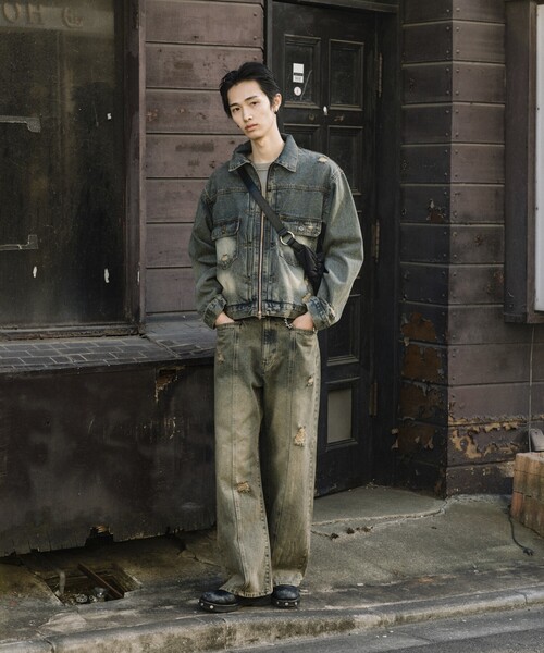 McGREGOR（マックレガー）の「McGREGOR MODERN/マックレガーモダン トラッカージップブルゾン（ブルゾン・メンズ・ブルー/ブラウン/ダークブラウン・MEDIUM/LARGE）」の7枚目の写真