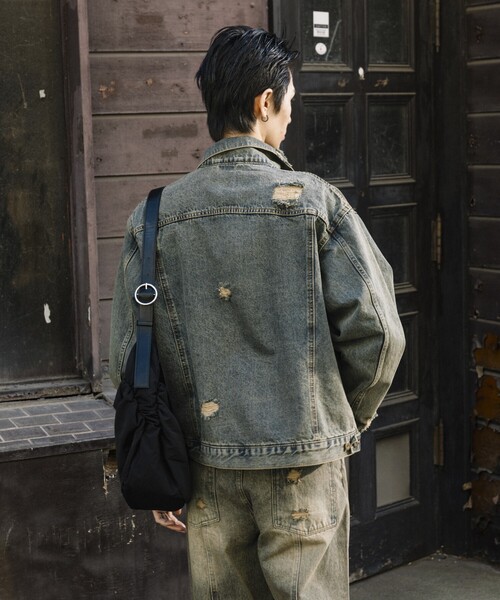 McGREGOR（マックレガー）の「McGREGOR MODERN/マックレガーモダン トラッカージップブルゾン（ブルゾン・メンズ・ブルー/ブラウン/ダークブラウン・MEDIUM/LARGE）」の15枚目の写真