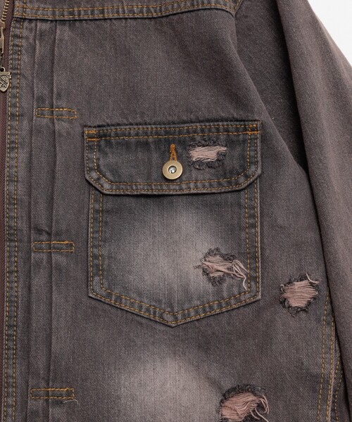 McGREGOR（マックレガー）の「McGREGOR MODERN/マックレガーモダン トラッカージップブルゾン（ブルゾン・メンズ・ブルー/ブラウン/ダークブラウン・MEDIUM/LARGE）」の19枚目の写真