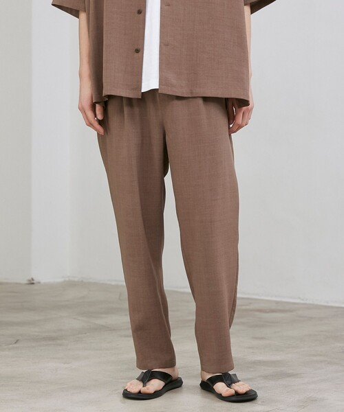 coen(コーエン)の「リネンライクイージーパンツ(その他パンツ・メンズ・ダークグレー/ナチュラル/ブラウン/コバルトブルー・S/M/L/XL)」の3枚目の写真