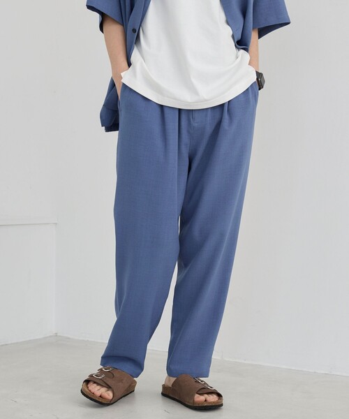coen(コーエン)の「リネンライクイージーパンツ(その他パンツ・メンズ・ダークグレー/ナチュラル/ブラウン/コバルトブルー・S/M/L/XL)」の1枚目の写真