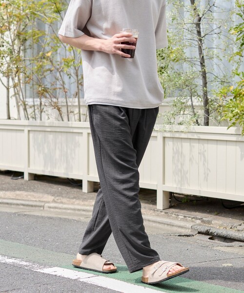 coen(コーエン)の「リネンライクイージーパンツ(その他パンツ・メンズ・ダークグレー/ナチュラル/ブラウン/コバルトブルー・S/M/L/XL)」の5枚目の写真