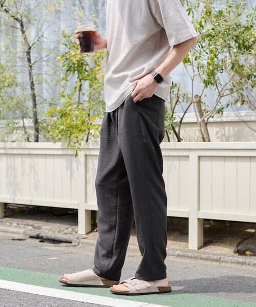 coen(コーエン)の「リネンライクイージーパンツ(その他パンツ・メンズ・ダークグレー/ナチュラル/ブラウン/コバルトブルー・S/M/L/XL)」の7枚目の写真