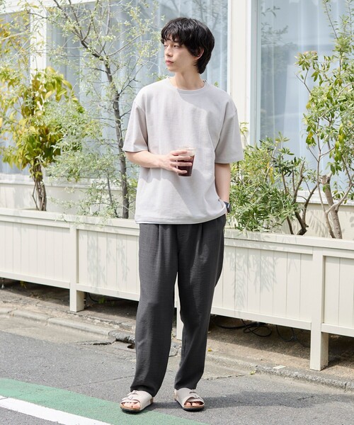 coen(コーエン)の「リネンライクイージーパンツ(その他パンツ・メンズ・ダークグレー/ナチュラル/ブラウン/コバルトブルー・S/M/L/XL)」の8枚目の写真