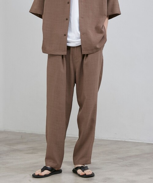coen(コーエン)の「リネンライクイージーパンツ(その他パンツ・メンズ・ダークグレー/ナチュラル/ブラウン/コバルトブルー・S/M/L/XL)」の9枚目の写真