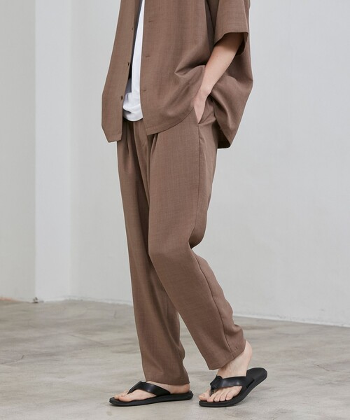coen(コーエン)の「リネンライクイージーパンツ(その他パンツ・メンズ・ダークグレー/ナチュラル/ブラウン/コバルトブルー・S/M/L/XL)」の11枚目の写真