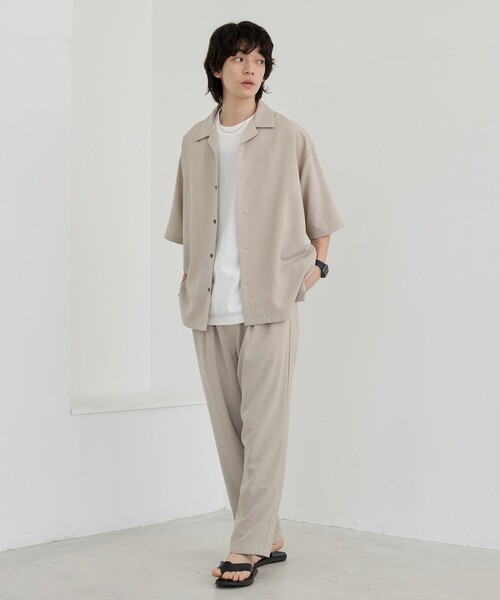 coen(コーエン)の「リネンライクイージーパンツ(その他パンツ・メンズ・ダークグレー/ナチュラル/ブラウン/コバルトブルー・S/M/L/XL)」の18枚目の写真