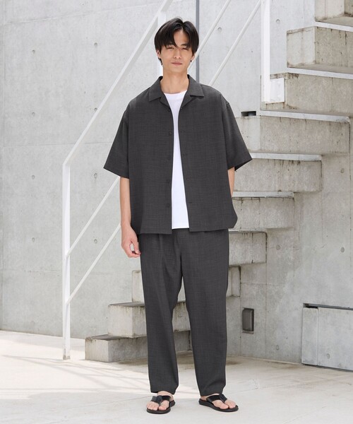 coen(コーエン)の「リネンライクイージーパンツ(その他パンツ・メンズ・ダークグレー/ナチュラル/ブラウン/コバルトブルー・S/M/L/XL)」の20枚目の写真