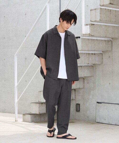 coen(コーエン)の「リネンライクイージーパンツ(その他パンツ・メンズ・ダークグレー/ナチュラル/ブラウン/コバルトブルー・S/M/L/XL)」の22枚目の写真