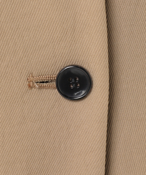 Spick & Span（スピックアンドスパン）の「《追加》PEカルゼVカラージレ（ベスト・レディース・ベージュ/ブラック・FREE）」の19枚目の写真