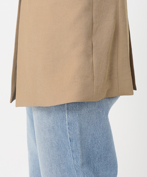 Spick & Span（スピックアンドスパン）の「《追加》PEカルゼVカラージレ（ベスト・レディース・ベージュ/ブラック・FREE）」の21枚目の写真