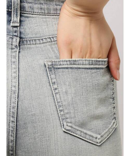 GYDA（ジェイダ）の「ハイウエストSIDEフリンジフレアデニムパンツ（デニムパンツ・レディース・インディゴブルー/ライトブルー・MEDIUM/SMALL）」の16枚目の写真