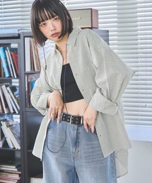 PBLIM | 《UNISEX》Wラインチェックシャツ(シャツ/ブラウス)
