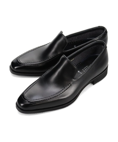 MODELLO(モデロ)の「【GORE-TEX】モデロ MODELLO ゴアテックス搭載 スリッポン・ビジネスシューズ DM2805G(スリッポン・メンズ・ブラック・24.5cm/25cm/25.5cm/26cm/26.5cm/27cm)」の1枚目の写真