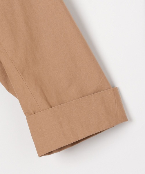 DANTON（ダントン）の「【DANTON(ダントン)】ノーカラージャケット（ノーカラージャケット・レディース・チャコール/ベージュ・MEDIUM）」の8枚目の写真