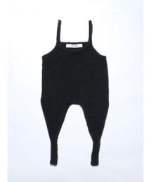 【VEQUM】MIXTURE HALTER KNIT
