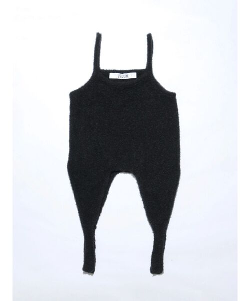 VEQUM（VEQUM）の「【VEQUM】MIXTURE HALTER KNIT（ニット/セーター・レディース・ブルー/ブラウン/ベージュ・FREE）」の2枚目の写真