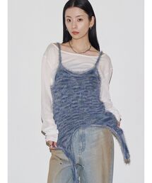 ニット セーター 「VEQUM」MIXTURE HALTER KNIT レディース VEQUM ニット セーター 「VEQUM」MIXTURE HALTER KNIT