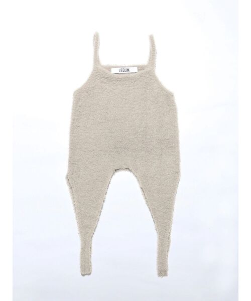 VEQUM（VEQUM）の「【VEQUM】MIXTURE HALTER KNIT（ニット/セーター・レディース・ブルー/ブラウン/ベージュ・FREE）」の14枚目の写真