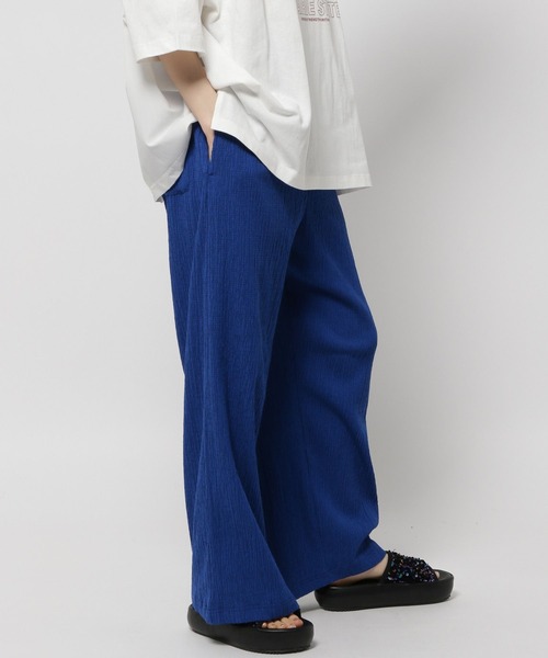 niko and...（ニコアンド）の「DRYクシュイージーパンツ（その他パンツ・レディース・ブラック/ブルー/ホワイト/ライトグレー/チャコール/ベージュ/イエロー/パープル/ダークグレー/ライトベージュ・MEDIUM/LARGE/SMALL）」の22枚目の写真