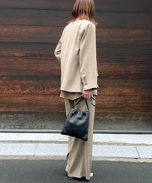 meilmada（メイルマダ）の「ツイルイージーパンツ（スラックス・レディース・ベージュ/ネイビー/グレー・FREE）」の22枚目の写真