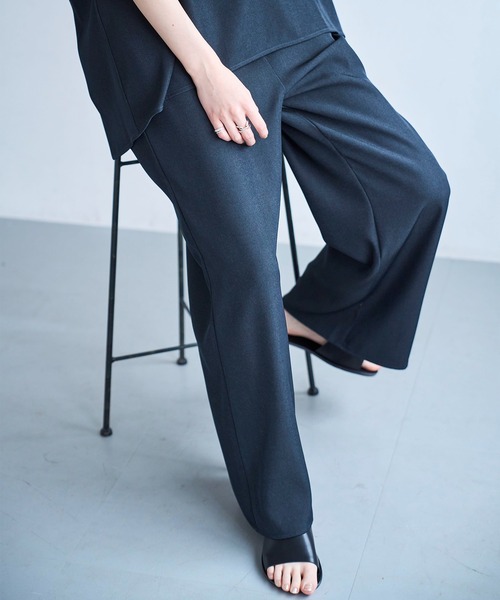 meilmada（メイルマダ）の「ツイルイージーパンツ（スラックス・レディース・ベージュ/ネイビー/グレー・FREE）」の10枚目の写真