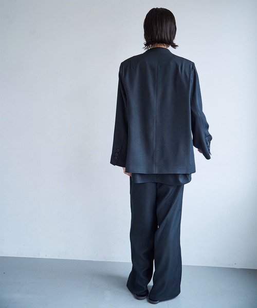 meilmada（メイルマダ）の「ツイルイージーパンツ（スラックス・レディース・ベージュ/ネイビー/グレー・FREE）」の9枚目の写真