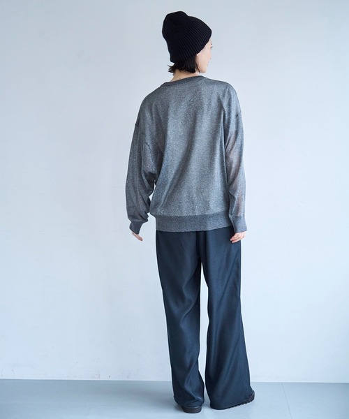 meilmada（メイルマダ）の「ツイルイージーパンツ（スラックス・レディース・ベージュ/ネイビー/グレー・FREE）」の13枚目の写真